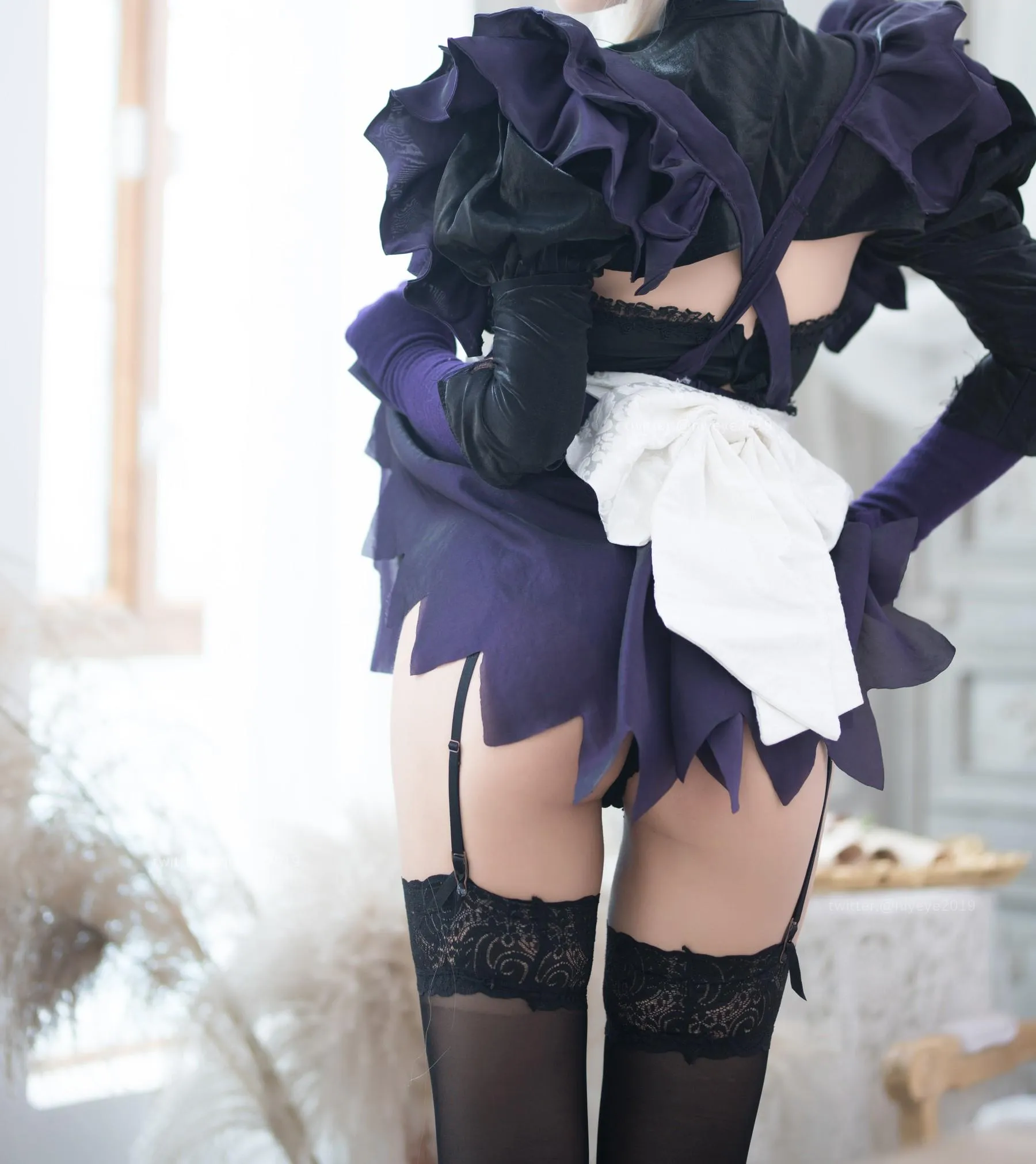 白烨 – NO.53 黑枪呆女仆 [51P]插图6